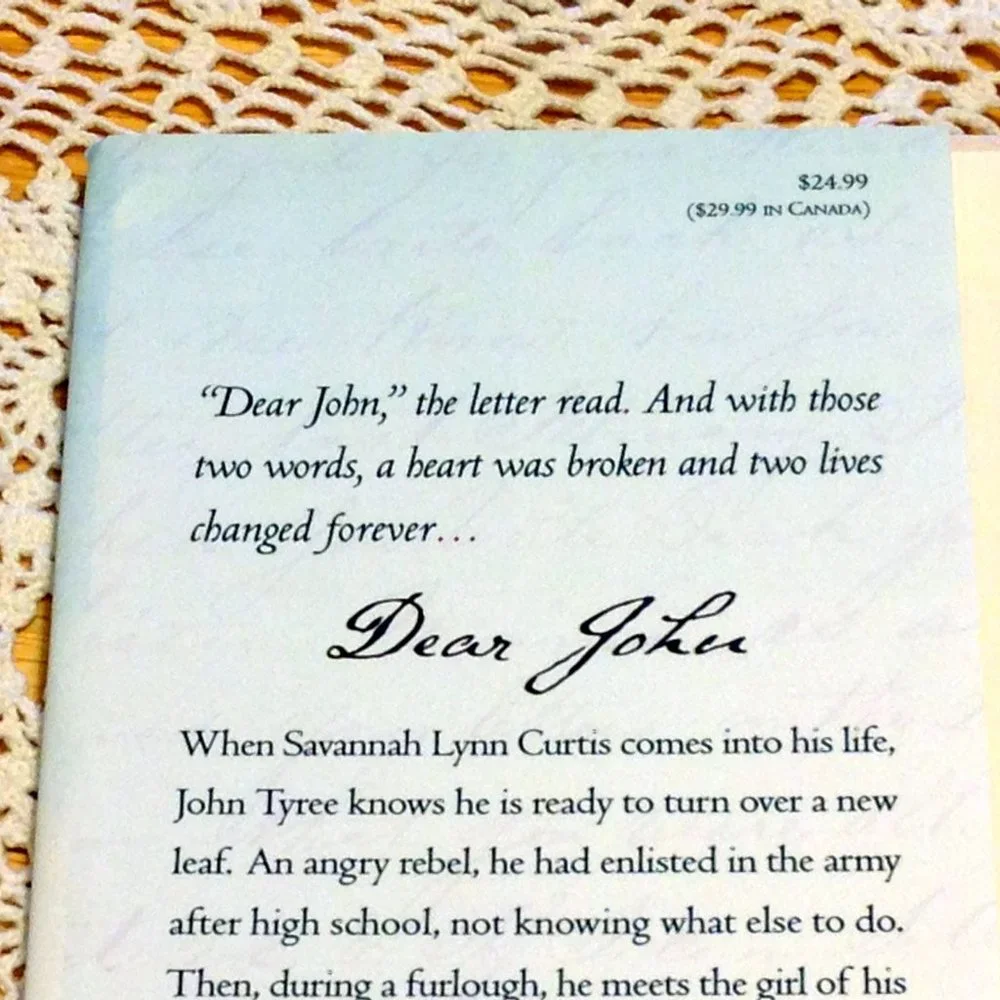 Book Sale! 3 for $10! Romance  - Dear John, Nicholas Sparks